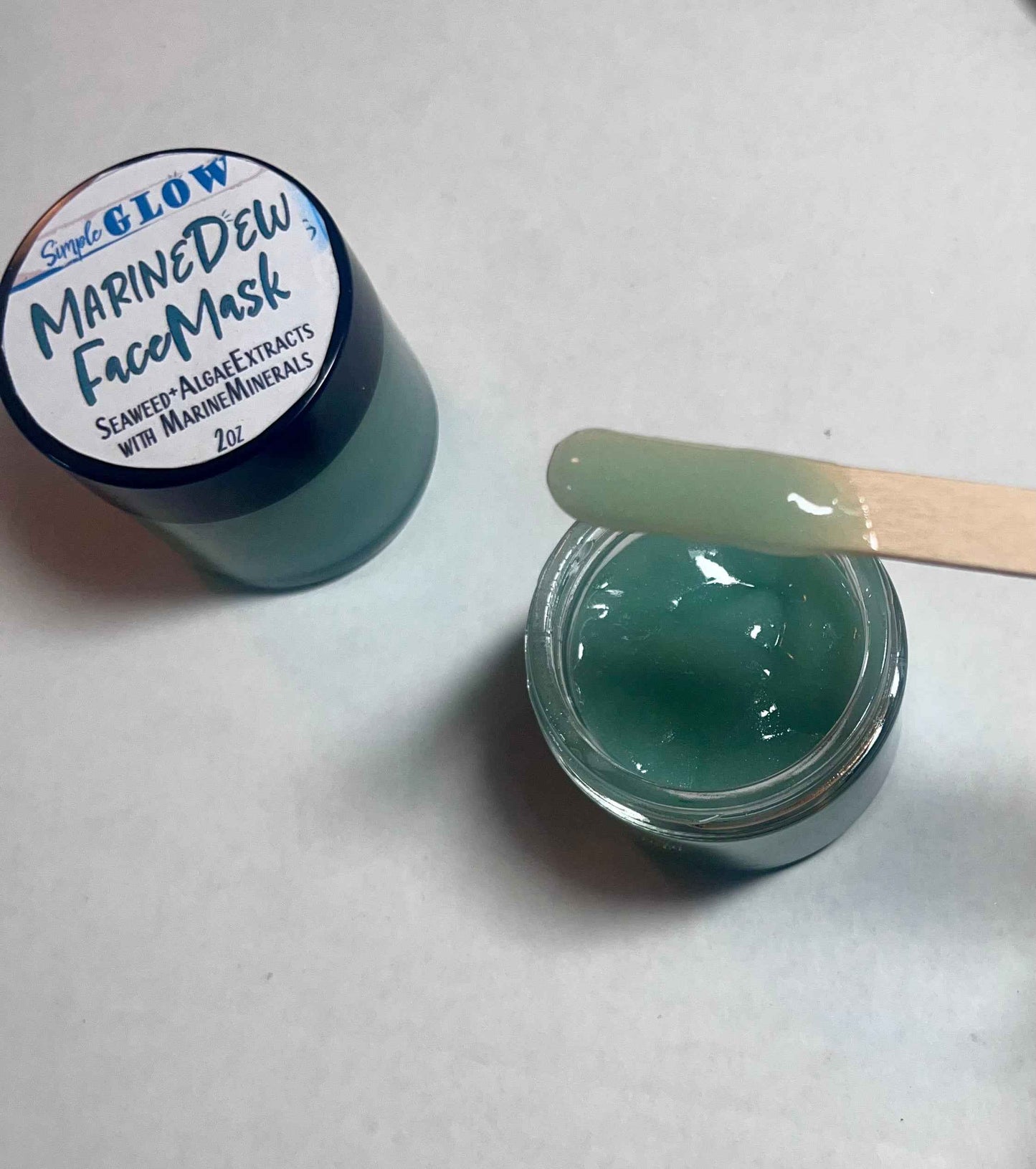 MarineDew Seaweed Hydrating Face Mask • All-Natural Anti-Aging Facial Gel Treatment