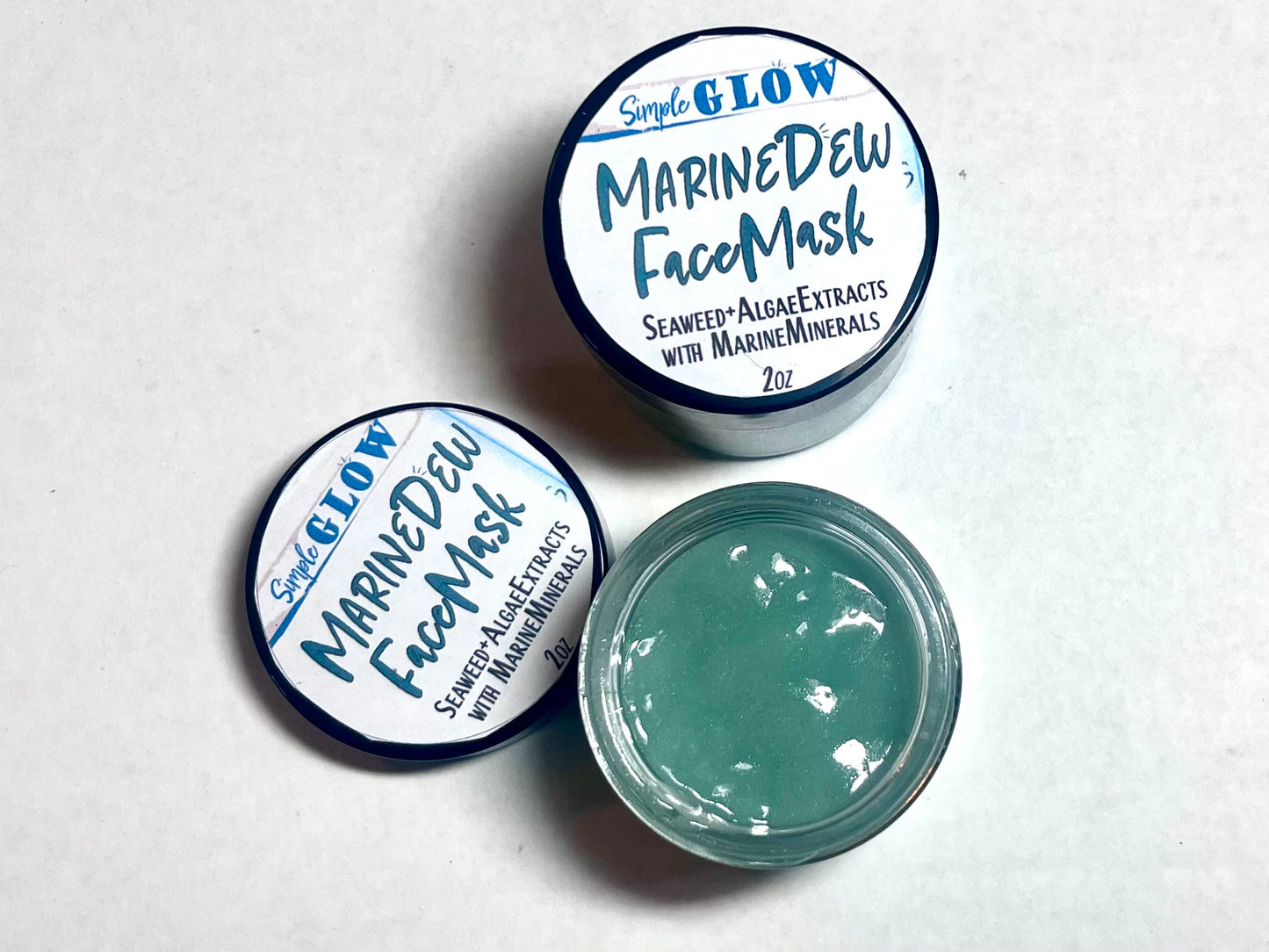 MarineDew Seaweed Hydrating Face Mask • All-Natural Anti-Aging Facial Gel Treatment - Simple Glow Skincare