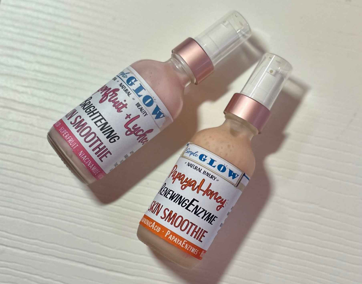 Papaya-Honey Skin Smoothie - Exfoliating Brightening Facial Serum w/ Enzymes, Fruit Acids, Vitamin B3, Wildflower Honey