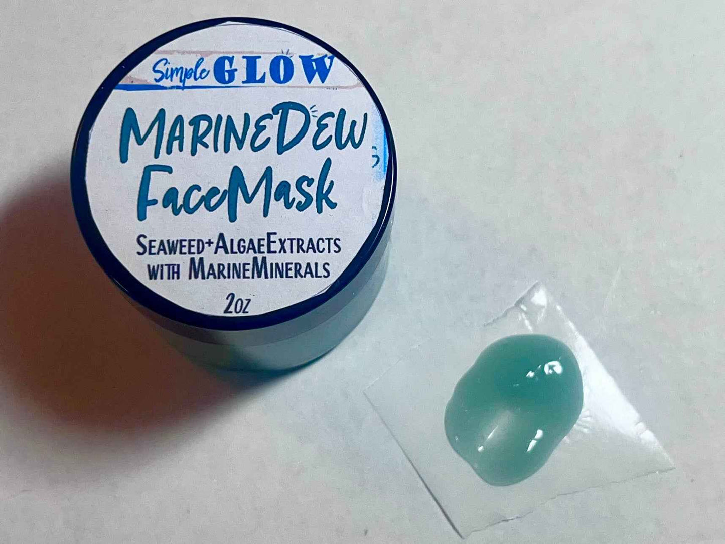 MarineDew Seaweed Hydrating Face Mask • All-Natural Anti-Aging Facial Gel Treatment