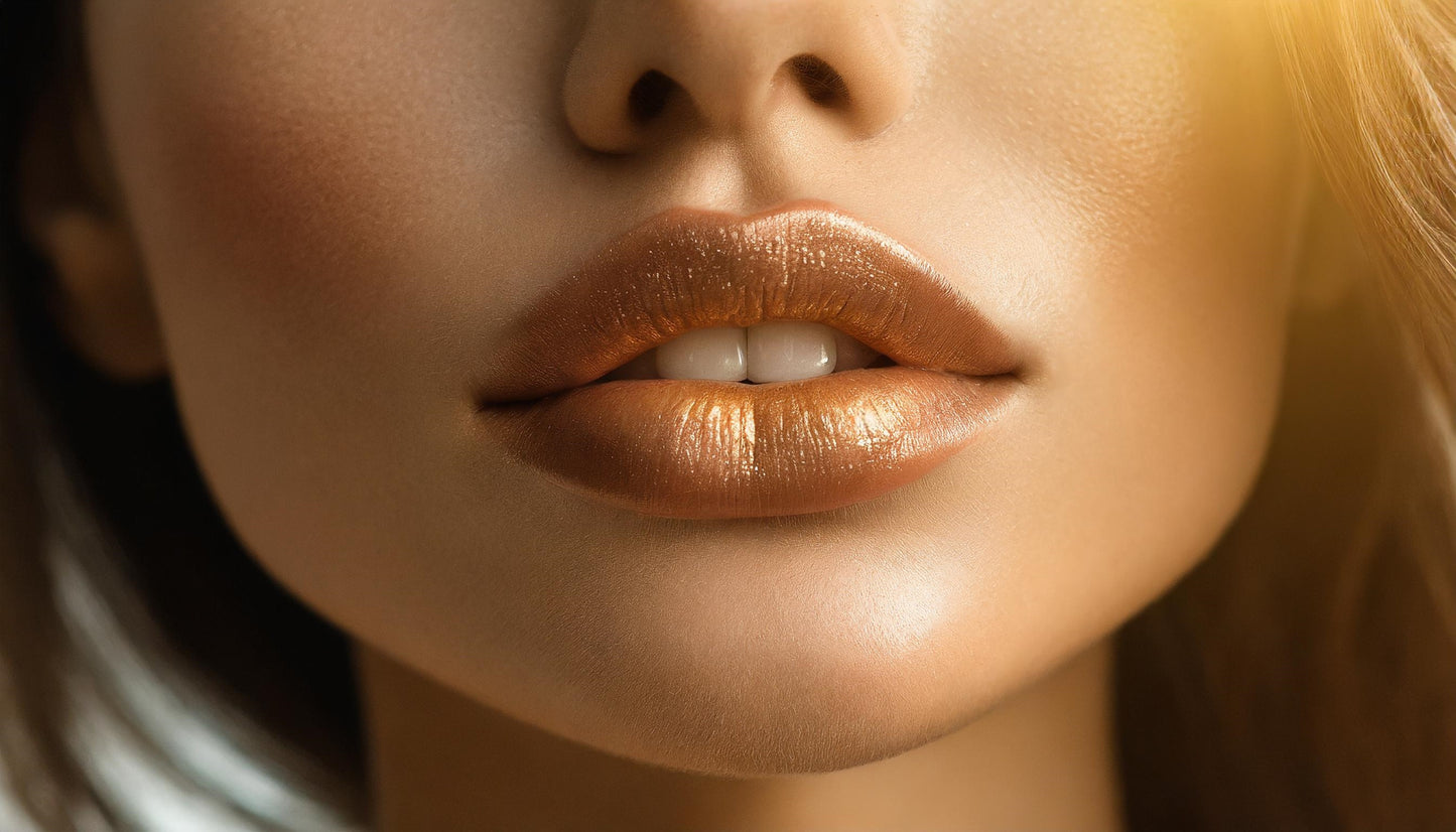 Gold Bundle - Gold ColorMousse, HoneyGlow Lip Oil, StrawberryHYA Lip Masque