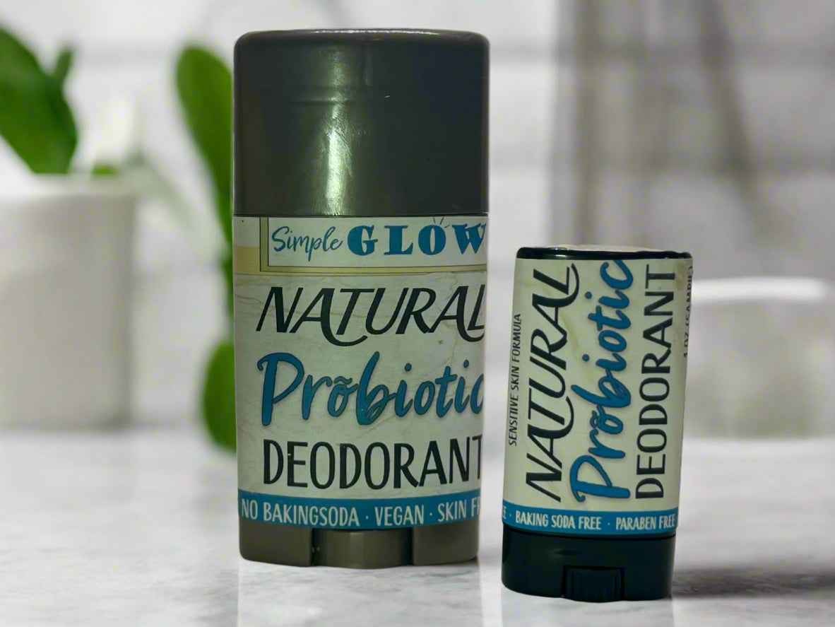 Natural Probiotic Deodorant (Sample) w/Magnesium, Zinc - Sensitive Skin Formula • Baking Soda-free Organic Deodorant • Custom Scents