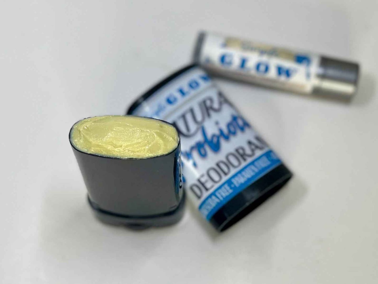 Natural Probiotic Deodorant (Sample) w/Magnesium, Zinc - Sensitive Skin Formula • Baking Soda-free Organic Deodorant • Custom Scents
