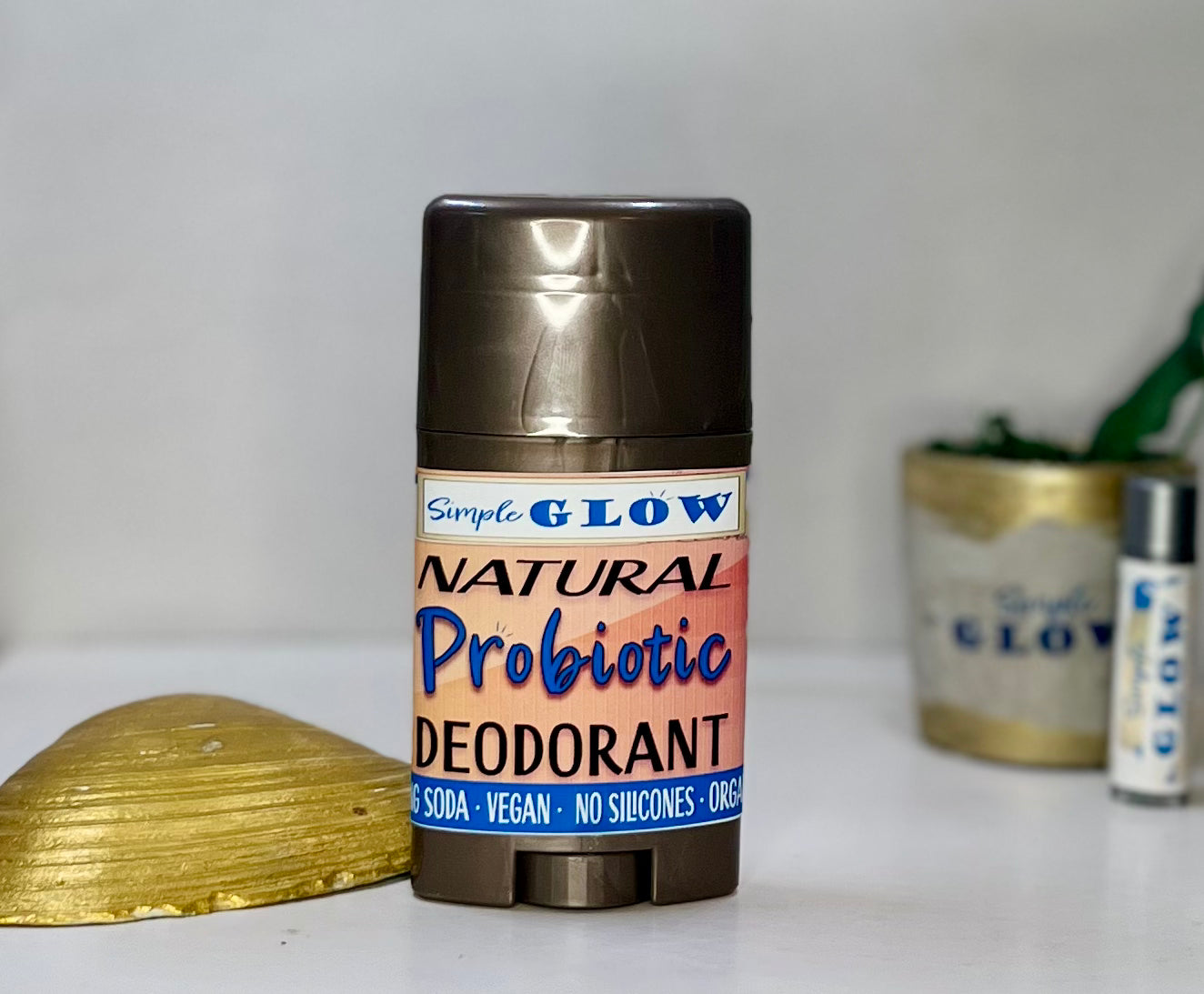 Natural Probiotic Deodorant - Limited Edition SUMMER SCENTS - Sensitive Skin Formula • 2.5oz Organic Deodorant - Simple Glow Skincare
