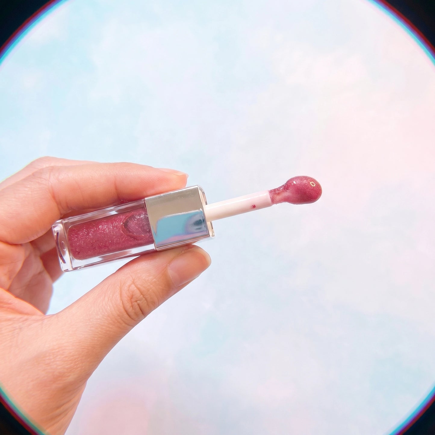 Razz Plumping Lip Gloss - Vitamin C, HyA, CoQ10 • Sweet Berry, Natural Lip Plumping Gloss
