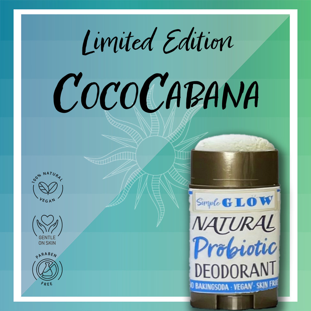 Natural Probiotic Deodorant w/Magnesium - Limited Edition SUMMER SCENTS - Sensitive Skin Formula • 2.5oz Organic Deodorant