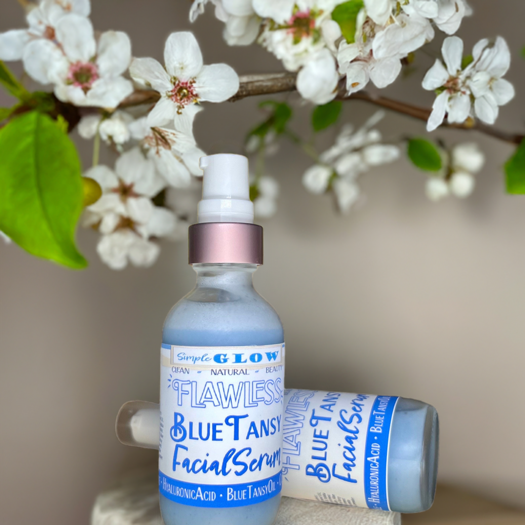 BlueTansy Hydrating Serum - Anti-Aging, Hydrating Moisturizer - Simple Glow