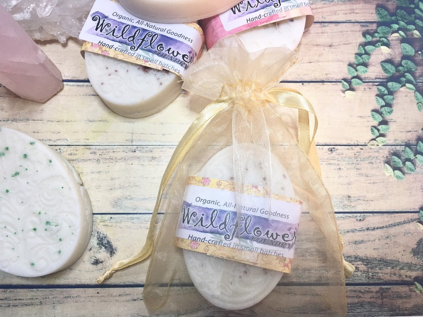 Nourishing Shampoo Bar- Goat's Milk, Shea Butter, Castor Oil | Custom-Scented - No Sulfates No Parabens- Zero-Waste Organic Natural Haircare