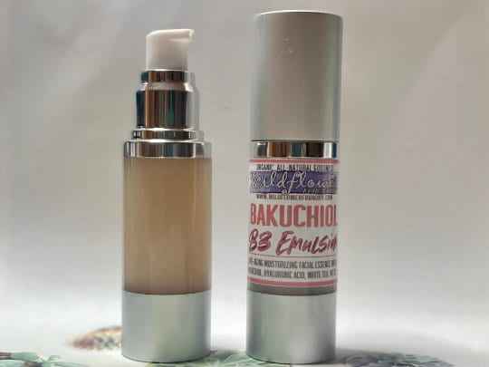 Bakuchiol-B3 ClearSkin Emulsion w/Hyaluronic Acid, Peptides, White Tea • Anti-Aging, Anti-Acne, Sensitive Skin Hydrating Serum