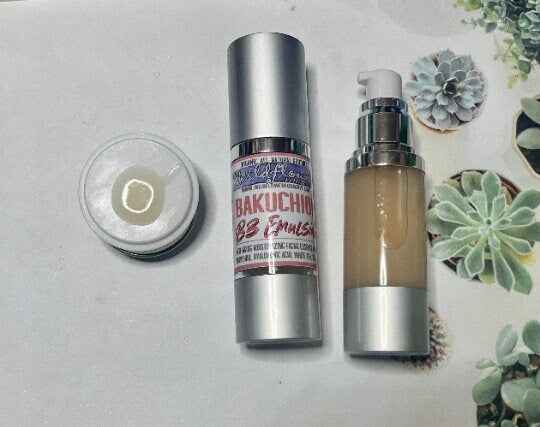 Bakuchiol-B3 ClearSkin Emulsion w/Hyaluronic Acid, Peptides, White Tea • Anti-Aging, Anti-Acne, Sensitive Skin Hydrating Serum