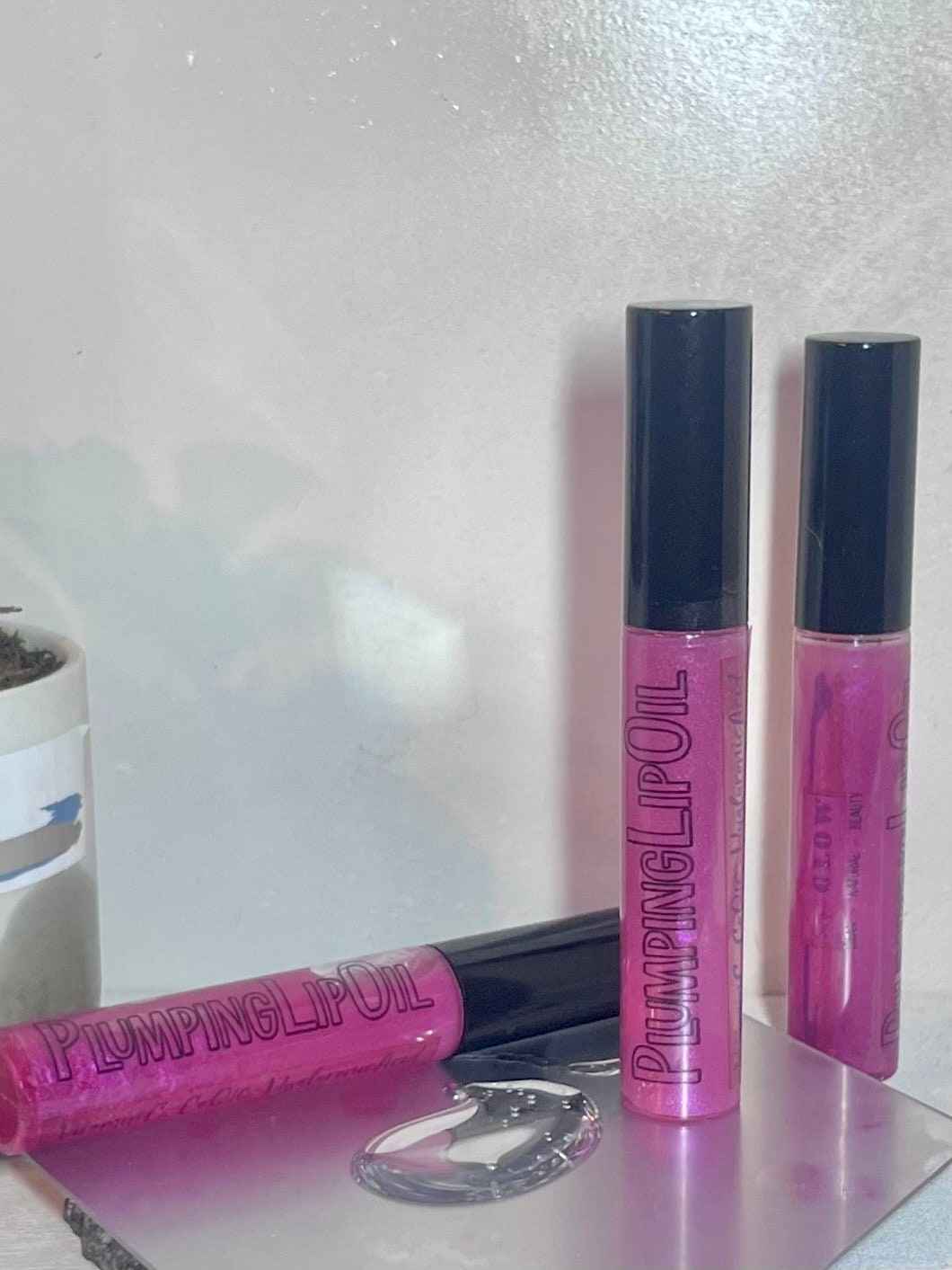 Razzle Plumping Lip Gloss - Vitamin C, HyA, CoQ10 • Sweet Berry, Natural Lip Plumping Gloss