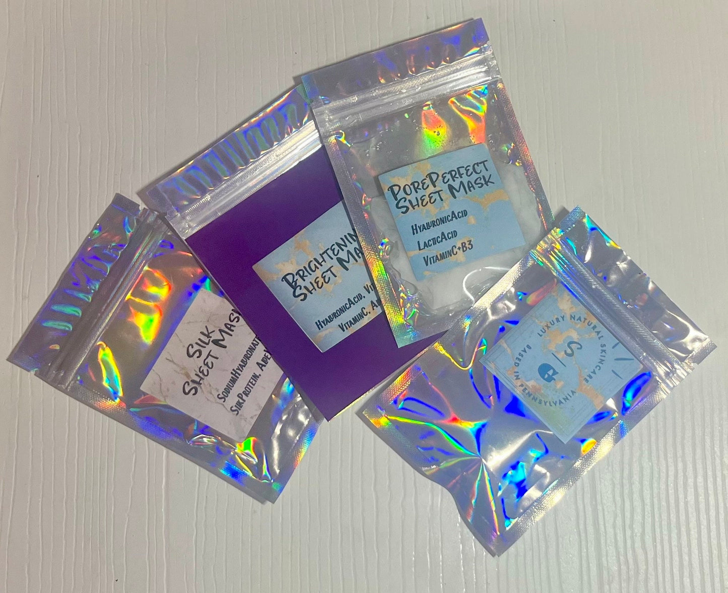 Simple Glow Natural active sheet masks variety pack