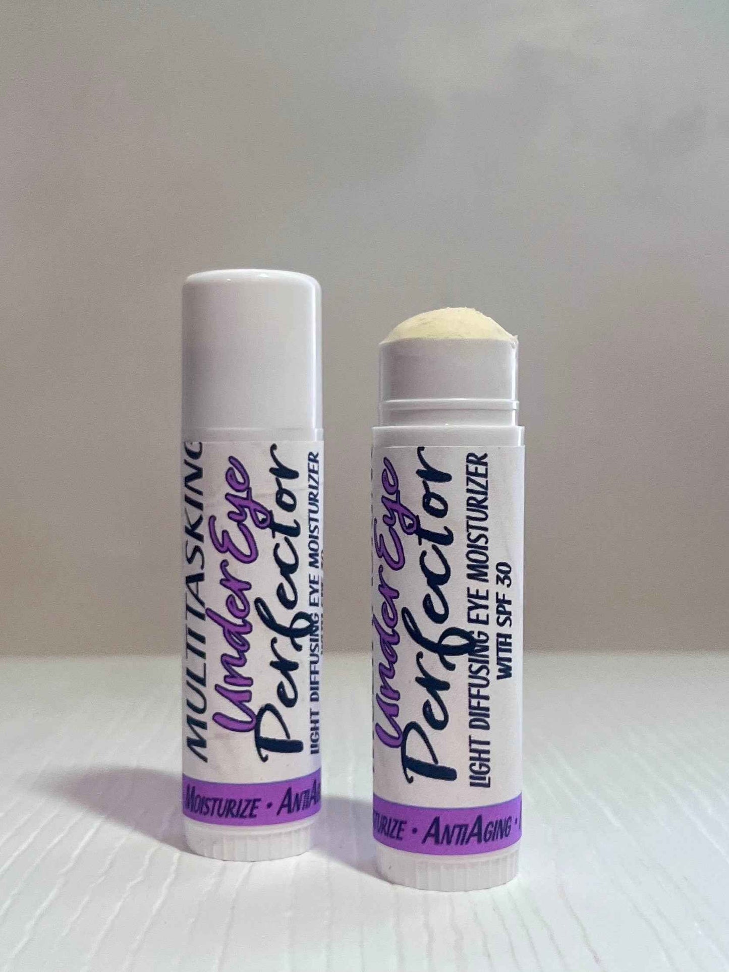 Multi-Tasking Under Eye Perfecter - Airbrush Finish Eye Moisturizer | Tinted Blur for Dark Circles, Wrinkles