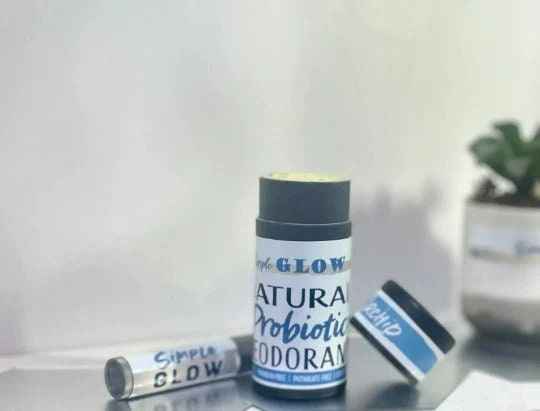 Natural Probiotic Deodorant + Magnesium, Zinc (small) - Strong, Sensitive Skin Formula | Organic Zero-Waste & Custom Scents