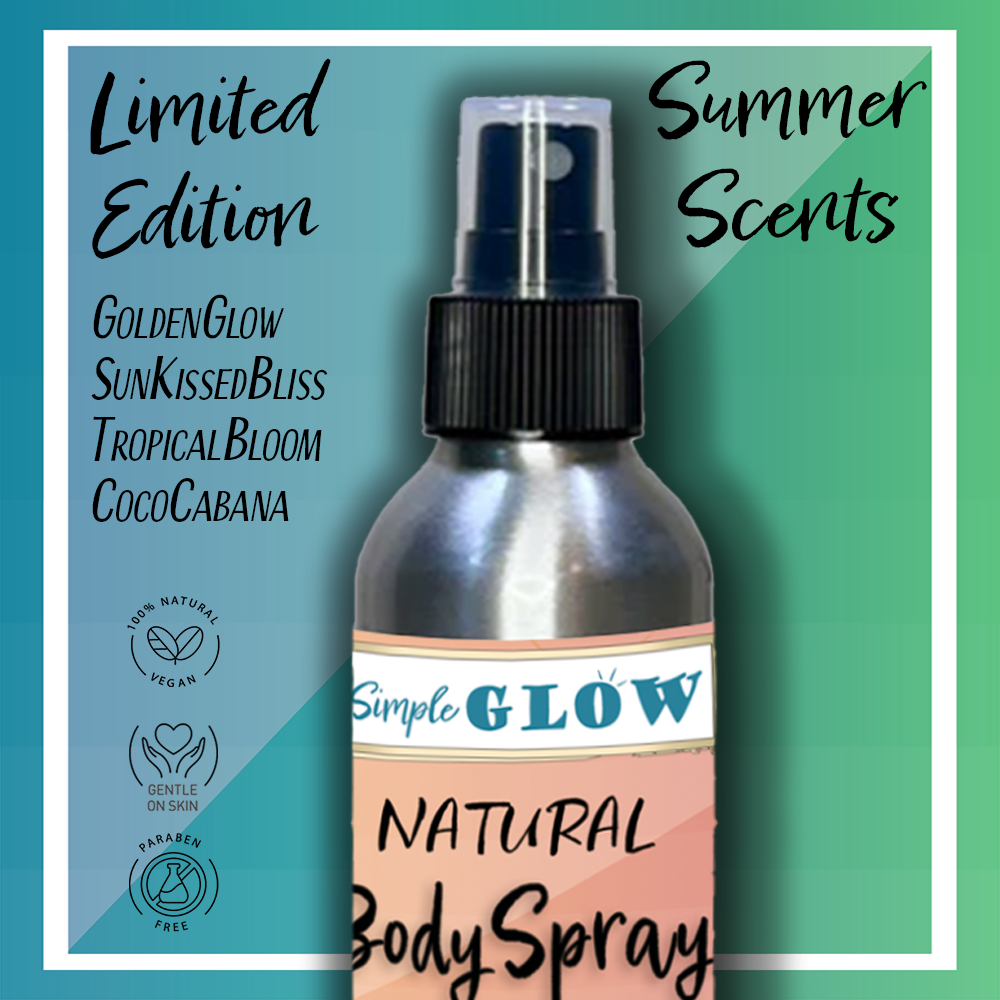 Summer Scents Set - Limited Edition Deo, Body Spray, SkinMilk Bundle - Simple Glow Skincare