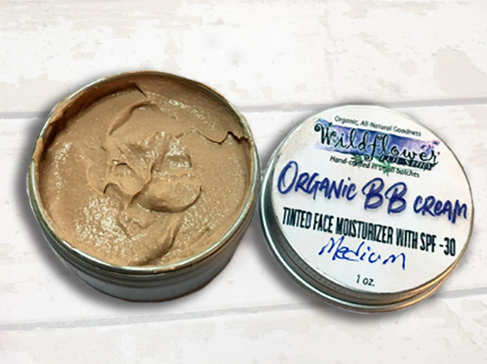 Simple Glow Natural BB Cream - Tinted SPF Face Lotion• Natural Peptide Beauty Balm w/Mineral Tint & Zinc Oxide -- Custom tints | Vegan - Simple Glow Skincare