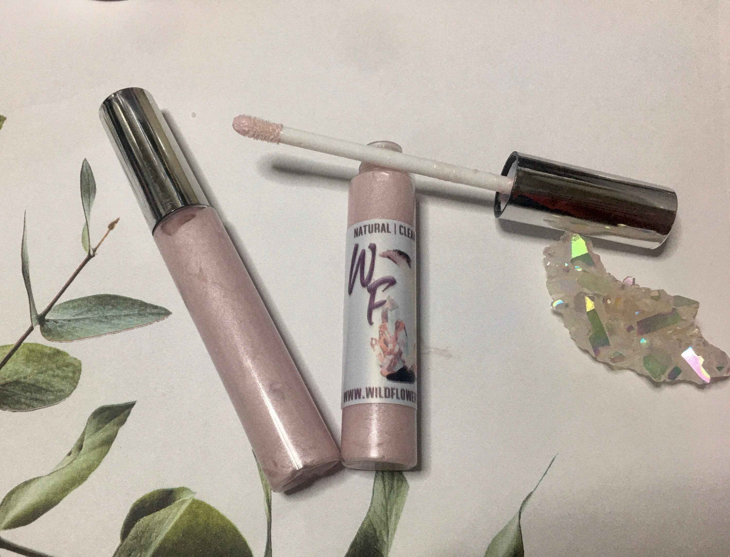 PearlPink Luminizing ColorGel - Natural Multipurpose Lip, Cheek, Eye Makeup, Highlight • Non-Toxic, Vegan, Pore-Friendly