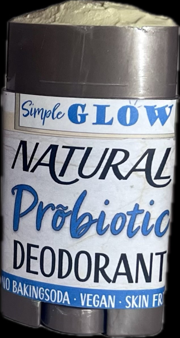 Natural Probiotic Deodorant w/Magnesium | Sensitive Skin Formula - No Baking Soda | 2.5oz Organic Deodorant- Custom Scents