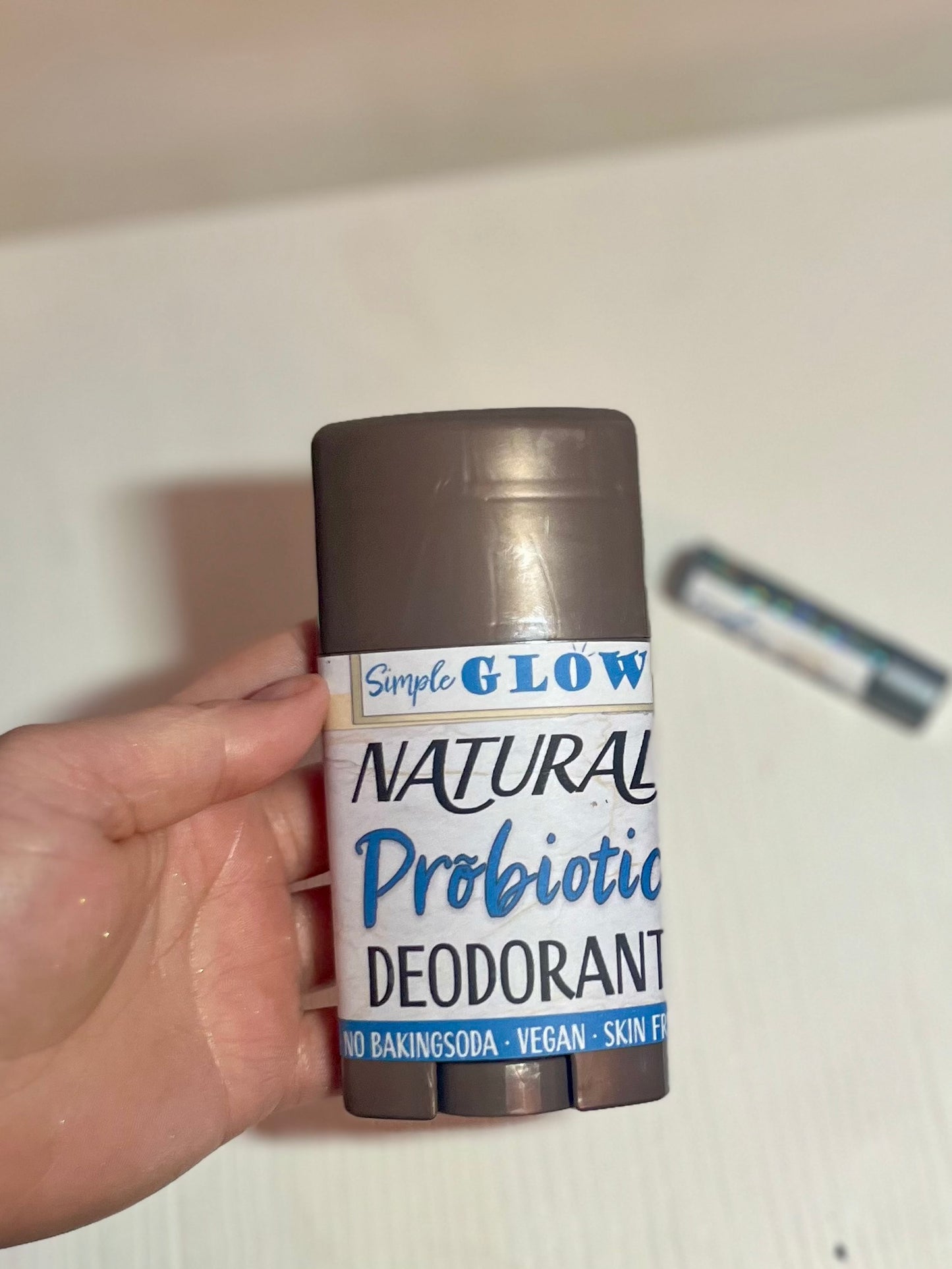 Natural Probiotic Deodorant w/Magnesium | Sensitive Skin Formula - No Baking Soda | 2.5oz Organic Deodorant- Custom Scents