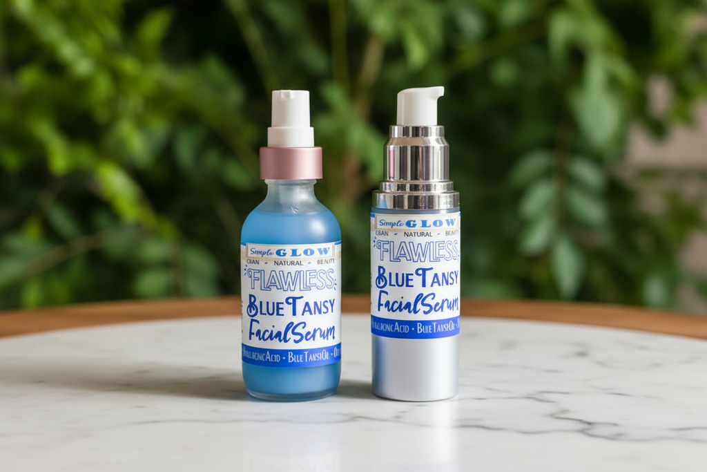 Blue Tansy Serum with hyaluronic acid, peptides and chamomile