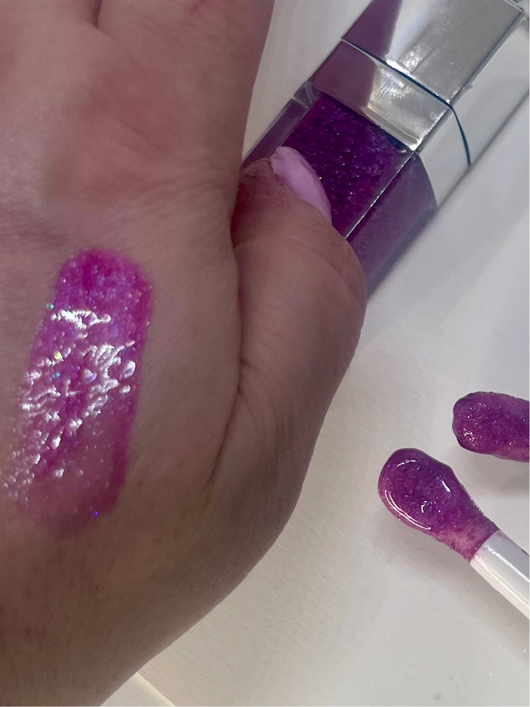 Sparkle Plumping Lip Gloss Bundle - SoftPink Shimmer & Razzle