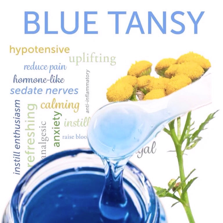 BlueTansy Hydrating Serum w/Hyaluronic Acid, Peptides, Chamomile • Sensitive-Skin, Anti-Aging, Hydrating Moisturizer