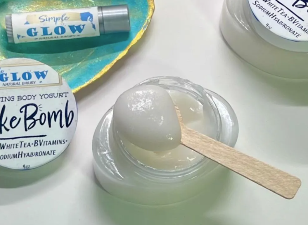 SakeBomb Body Yogurt by Simple Glow is a lightweight and lasting moisturizer