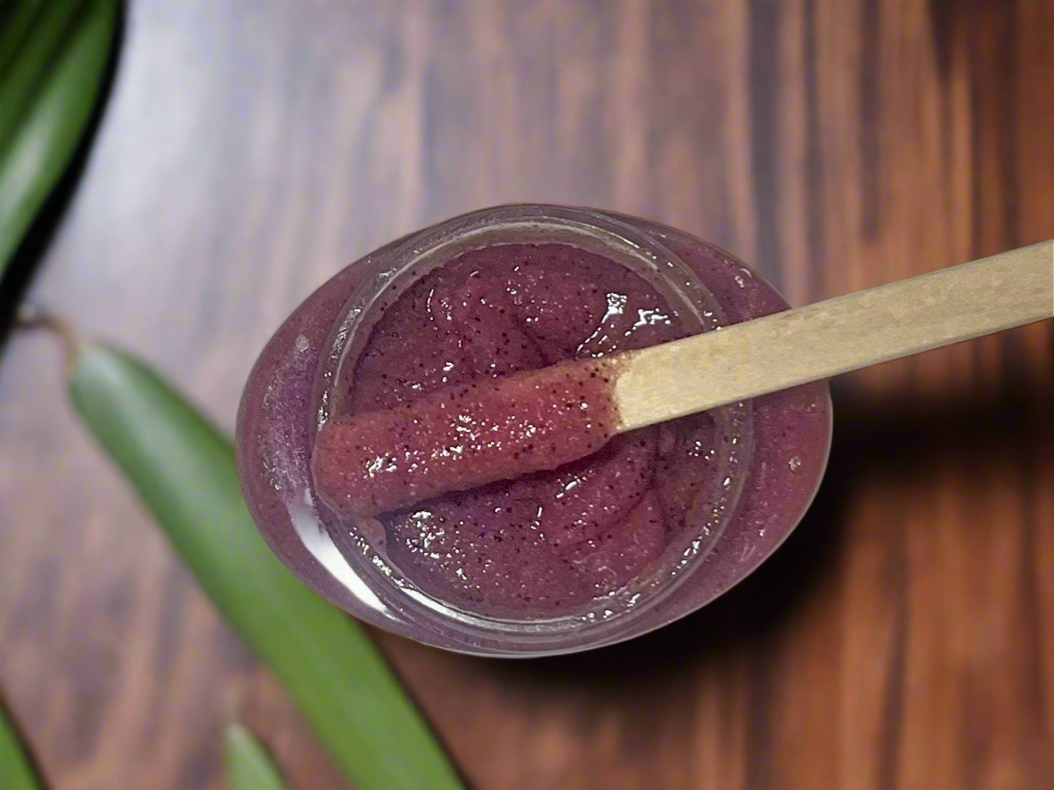 Glow BodyPolish Exfoliating Sugar Scrub - Fruit Extracts, AHA Fruit Acids, Coconut Milk to Cleanse, Exfoliate, Moisturize