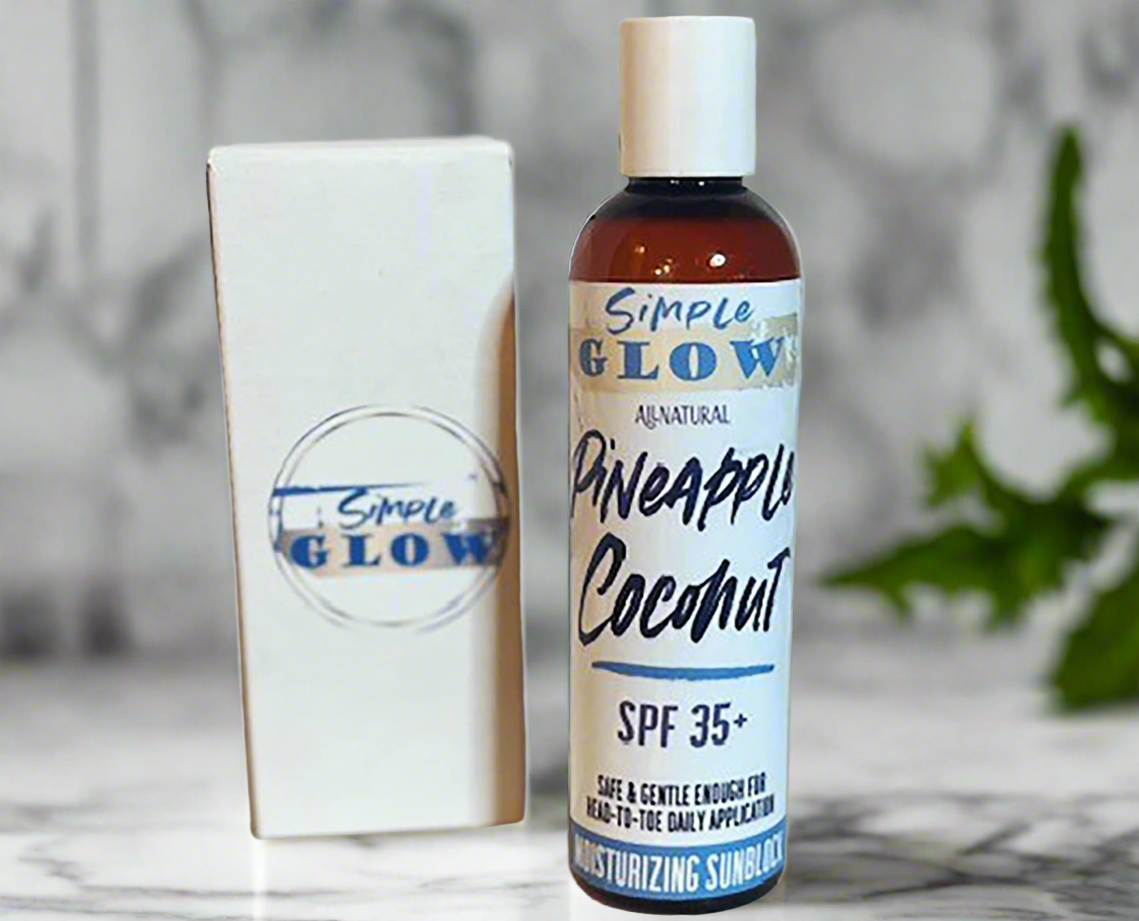 Natural, lightweight moisturizing sunblock