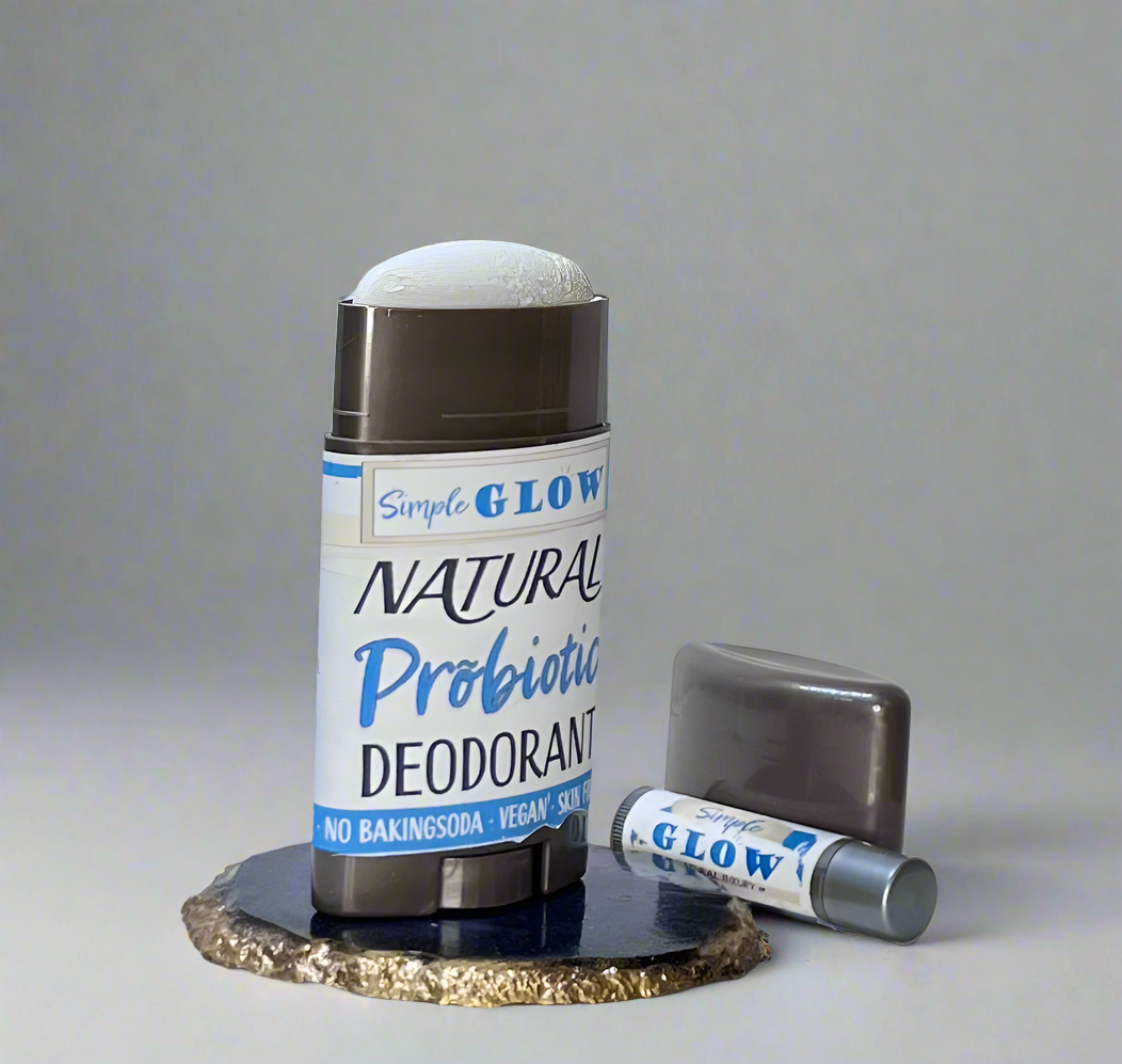 Natural Probiotic Deodorant with Magnesium + Zinc - Organic 2.5oz Deodorant
