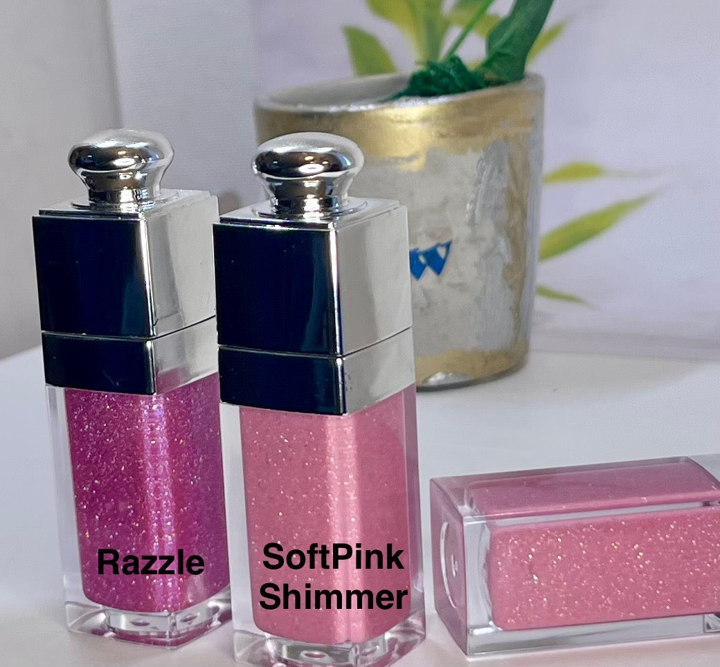 Sparkle Plumping Lip Gloss Bundle - SoftPink Shimmer & Razzle