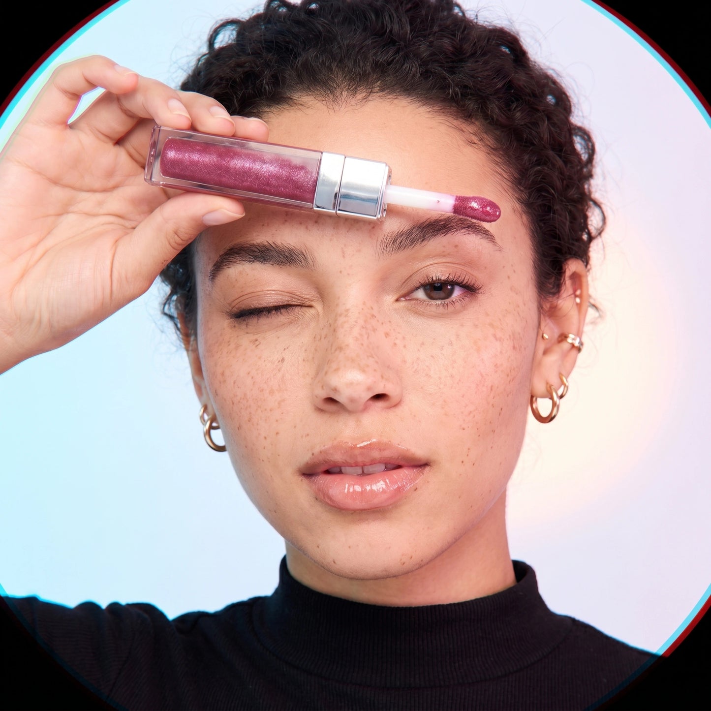 Razz Plumping Lip Gloss - Vitamin C, HyA, CoQ10 • Sweet Berry, Natural Lip Plumping Gloss