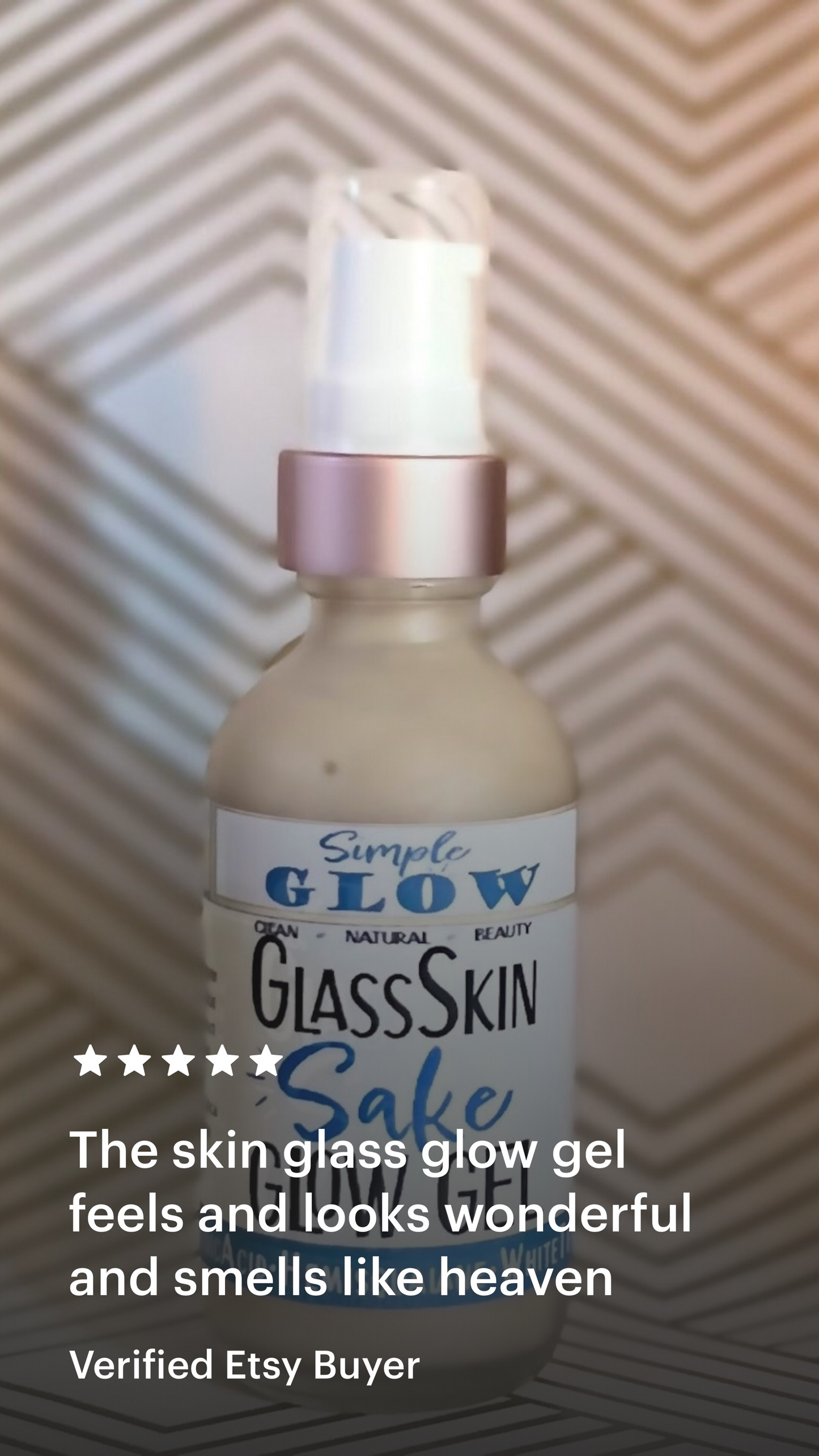 SakeB3 Glass Skin GlowGel - Oil-Absorbing, Balancing, Dewy-Finish | Anti-Aging, Protecting, Hydrating, Moisturizing