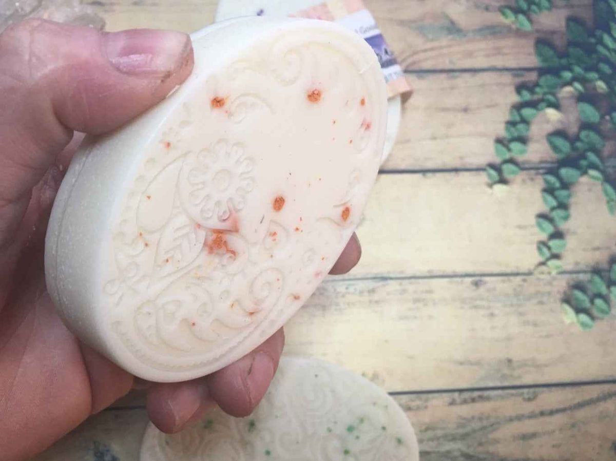 Nourishing Shampoo Bar w/ Goat's Milk, Shea Butter, Castor Oil • Custom-Scented - No Sulfates No Parabens- Zero-Waste