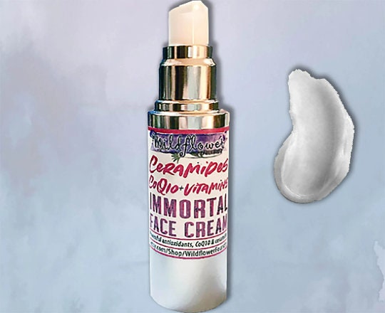 IMMORTAL Ceramide Anti-Aging Moisturizer w/CoQ10, Phyto Stem Cells, Goji Berry & Hyaluronic Acid