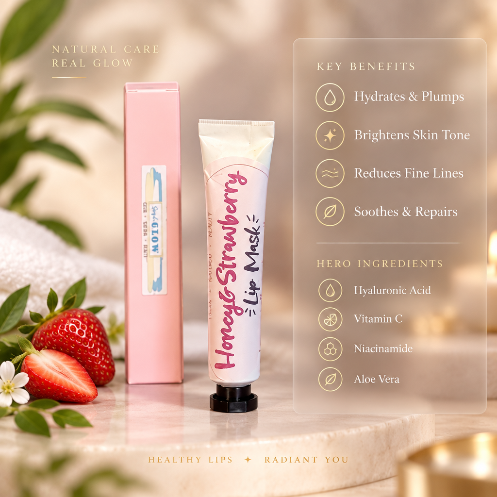 StrawberryHYA hydrating overnight lip mask