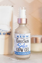 SakeB3 Glass Skin GlowGel - Oil-Absorbing, Balancing, Dewy-Finish | Anti-Aging, Protecting, Hydrating, Moisturizing