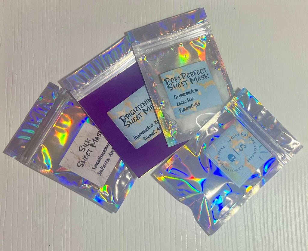Active Hydrating Sheet Masks - Choice of Options | Luxe Anti-Aging, Brightening, Exfoliating, Soothing Face Masks
