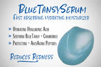 BlueTansy Hydrating Serum w/Hyaluronic Acid, Peptides, Chamomile • Sensitive-Skin, Anti-Aging, Hydrating Moisturizer