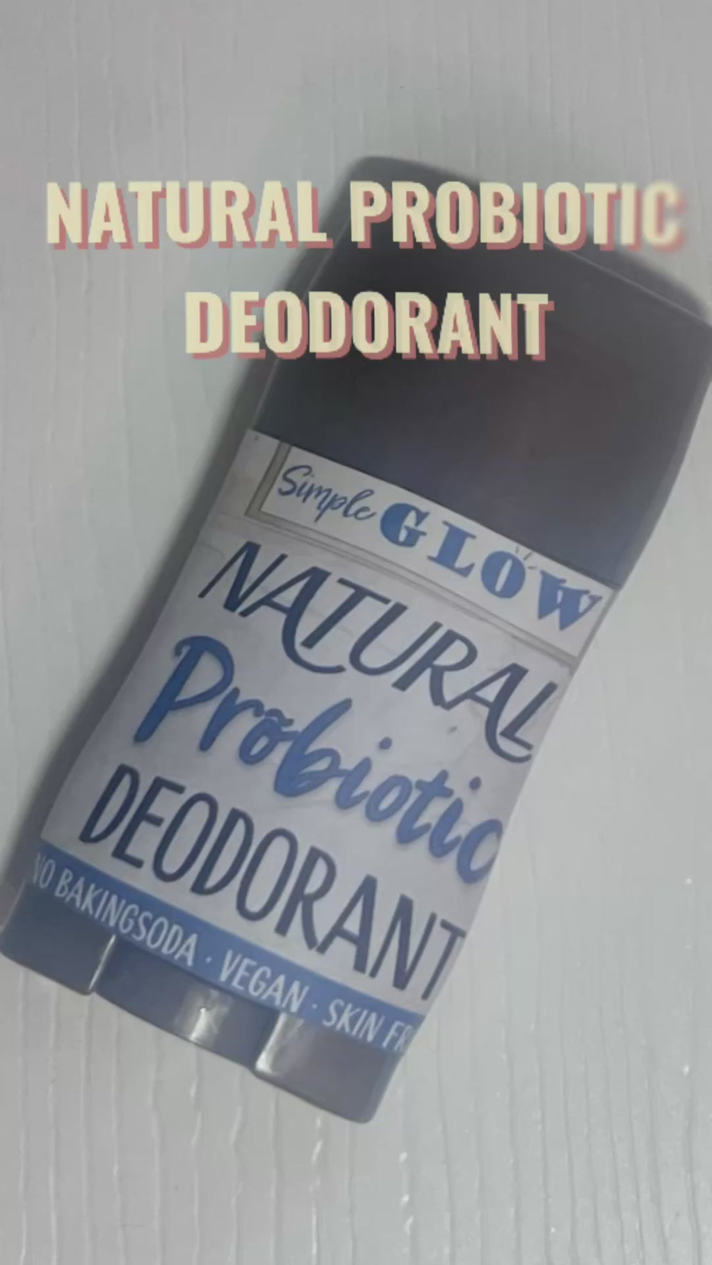 Simple Glow Natural Probiotic Deodorant video