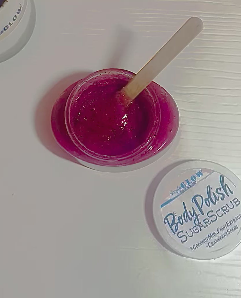 Simple Glow sugar scrub 