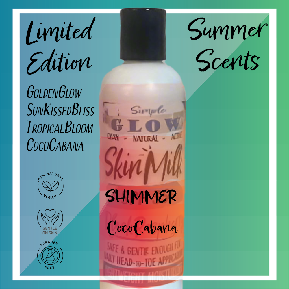 Summer Scents Set - Limited Edition Deo, Body Spray, SkinMilk Bundle - Simple Glow Skincare