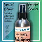Summer Scents Set - Limited Edition Deo, Body Spray, SkinMilk Bundle - Simple Glow Skincare