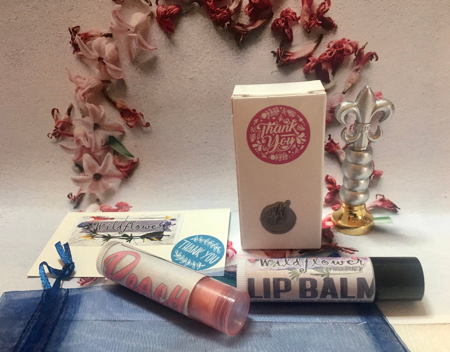 Lip Balm Gift Pack | 2 Organic Artisanal Flavored Lip Butter | Coconut Oil, Shea Butter, Beeswax & Essential Oils