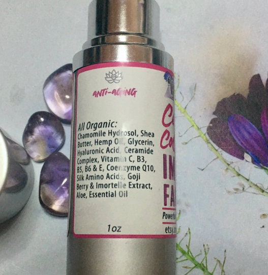 IMMORTAL Face Cream • Ceramides, CoQ10, Phyto Stem Cells, Goji Berry | Clean All-Natural Anti-Aging Face Lotion